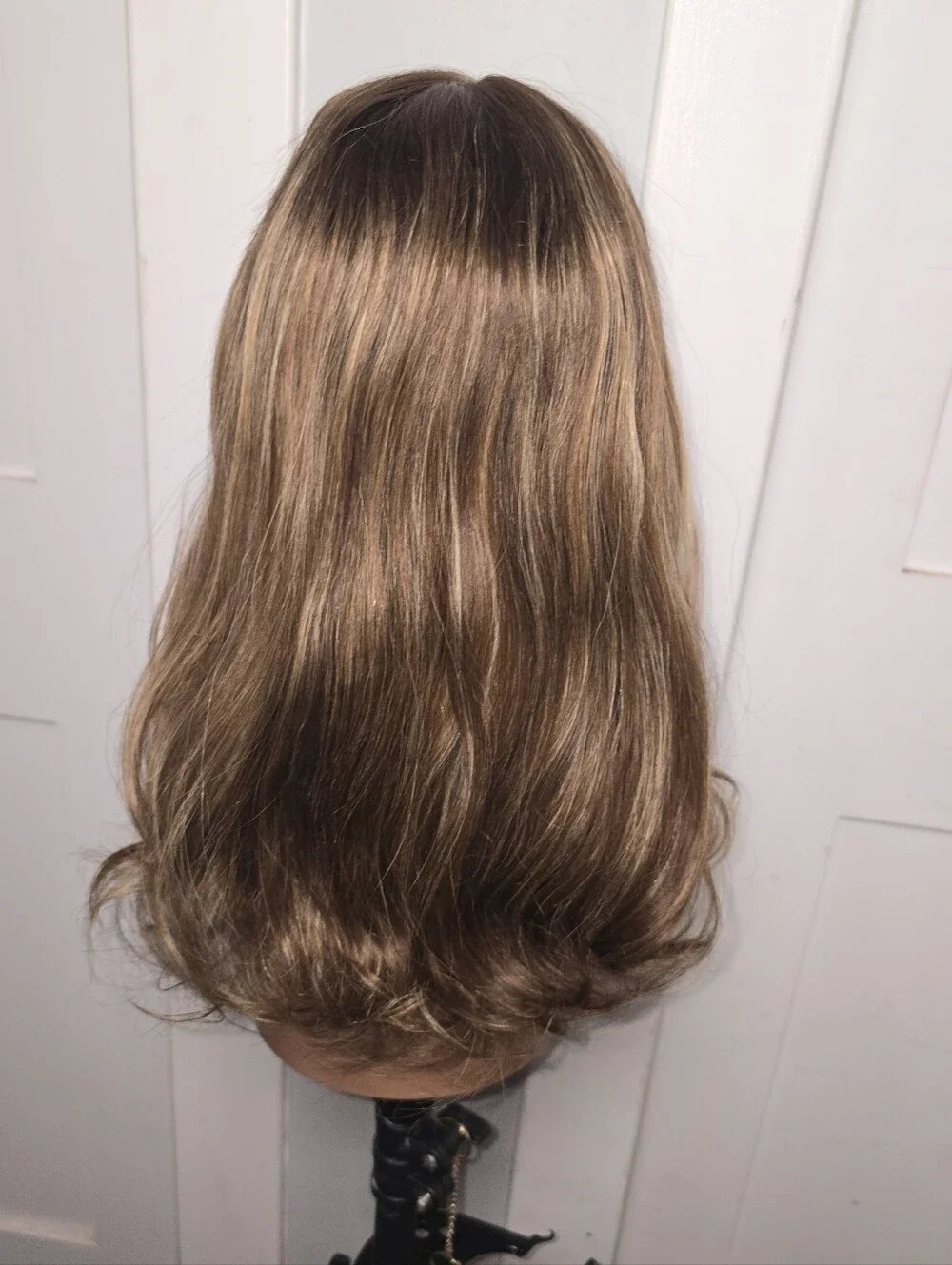 Kosher Certified Lace Top 100% Slavic European Human Hair Sheitel Wig 18in